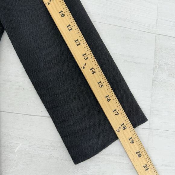 MAJE Double Breasted Coat Jacket Size 38 US M Military Black Preppy Academia - Picture 13 of 15